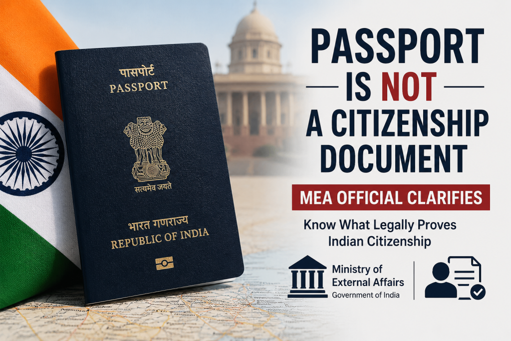 Passport Not A Citizenship Document