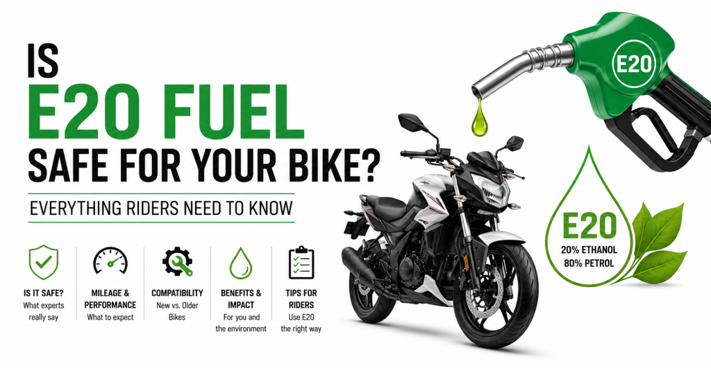 E20 fuel compatibility for motorcycles