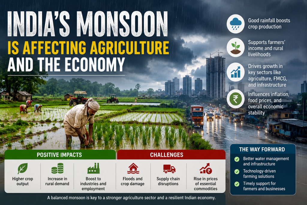 How India's Monsoon Is Affecting Agriculture and the Economy