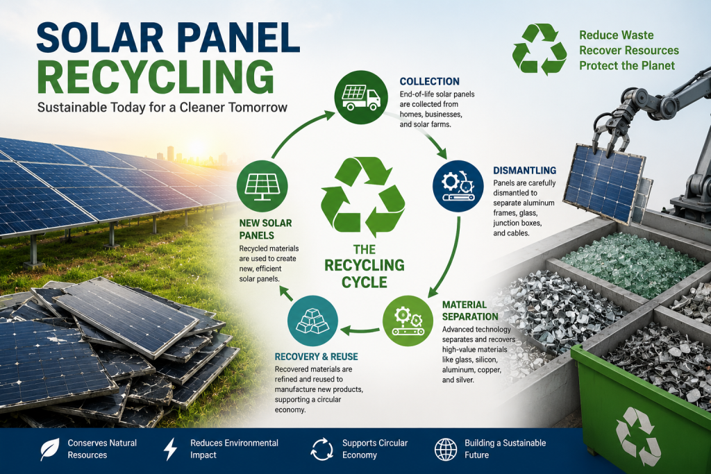 The Future of Solar Panel Recycling: Key Trends Driving Sustainable Energy