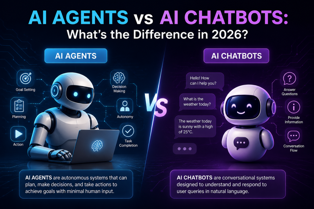 AI Agents vs AI Chatbots