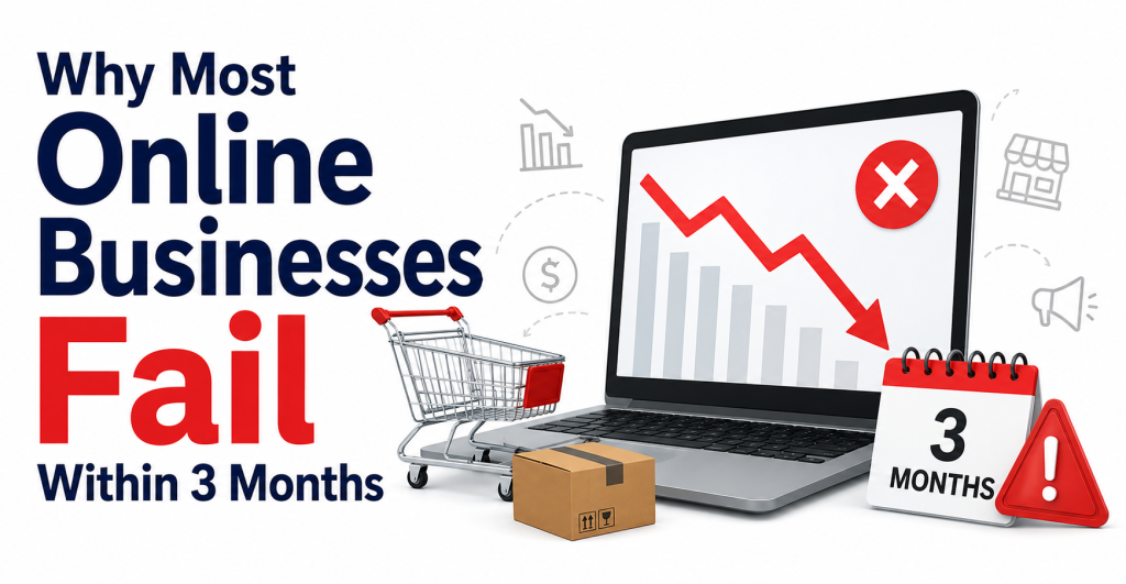 Why Most Online Businesses Fail Within 3 Months